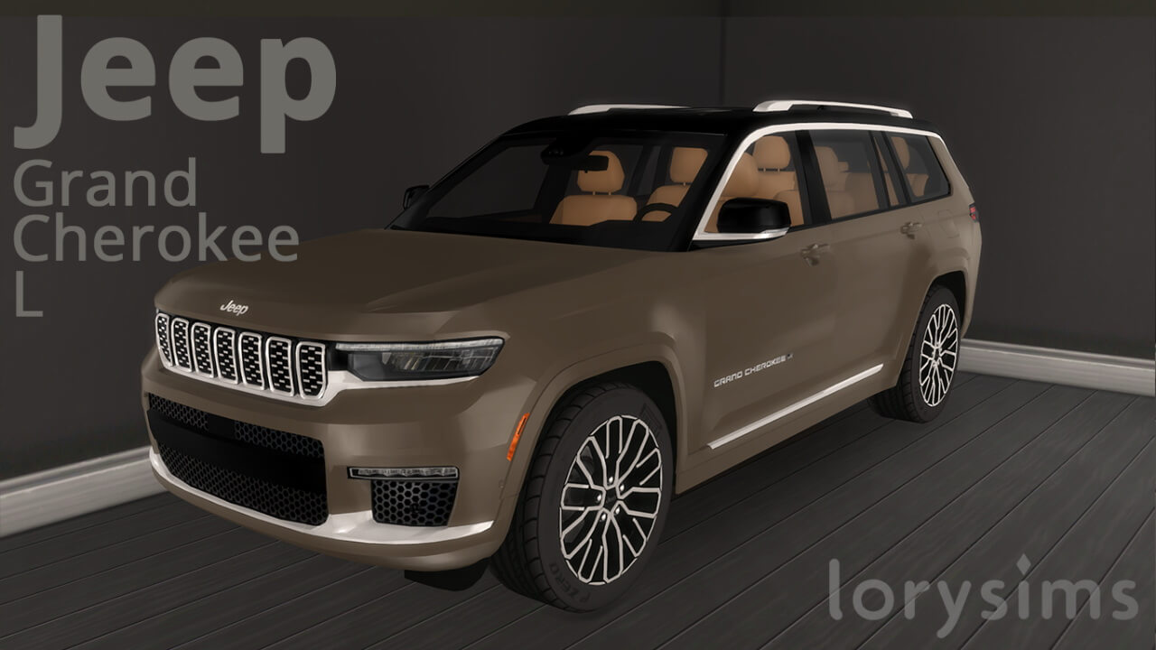 Sims 4 2021 Jeep Grand Cherokee L at LorySims Custom